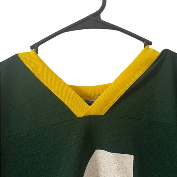 NFL Logo 7 Athletic Green Bay Packers Brett Favre 4 Jersey Large 46-48 - Picture 5 of 12